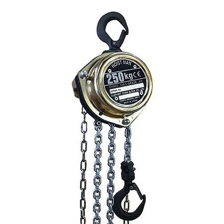 ELEPHANT LIFTING PRODUCTS Hand Chain Hoist, Hoistman Hm25 Mini Series, 550 Lb Capacity, 20 Ft Lift HM-250-20